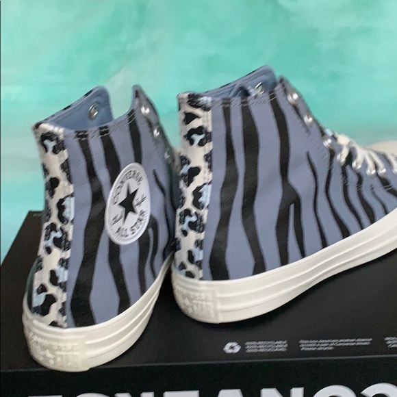 Converse CTAS HI blue slate/black/egret Men’s - Picture 11 of 16